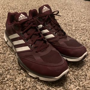 Adidas Shoes (Maroon Texas A&M)
